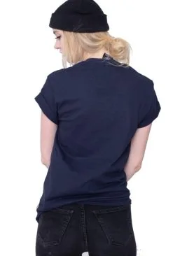 Thrasher Vice Logo T-shirt Navy -Snowboards Verkoop thrasher vice logo t shirt navy achter 21857