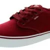 Vans Atwood Canvas Shoes Red White -Snowboards Verkoop vans atwood canvas shoes red white side 19962